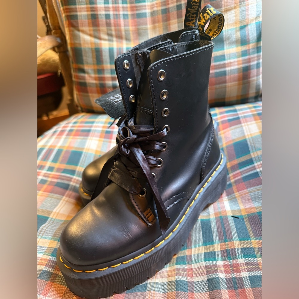 SOLD: Dr. Martens Jadon Black Platform Boots